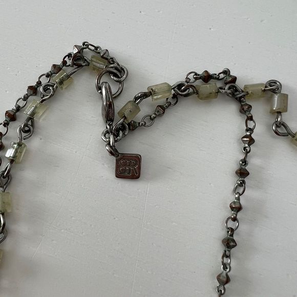 Banana Republic Double Chained, Jewel Necklace - Picture 5 of 5